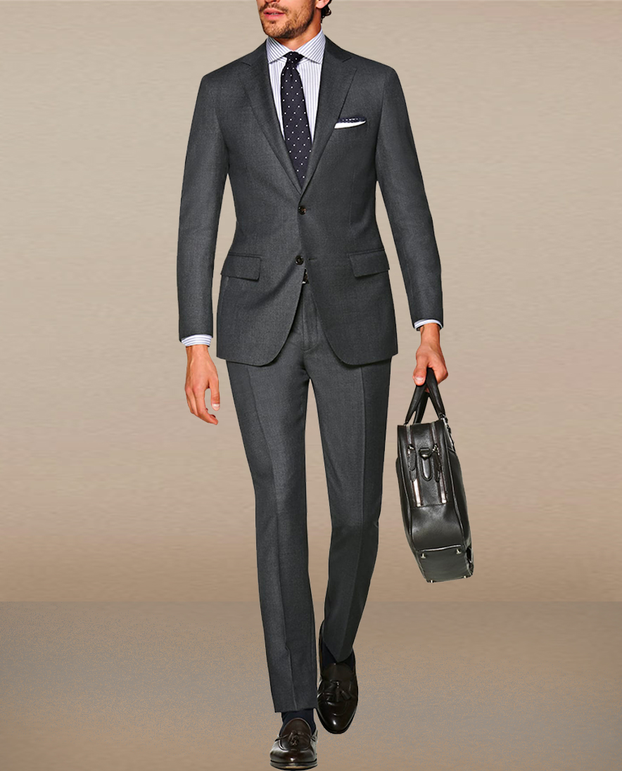 Costume GRIS FONC?? actuel Erkan - Business et Style / Dress-code management