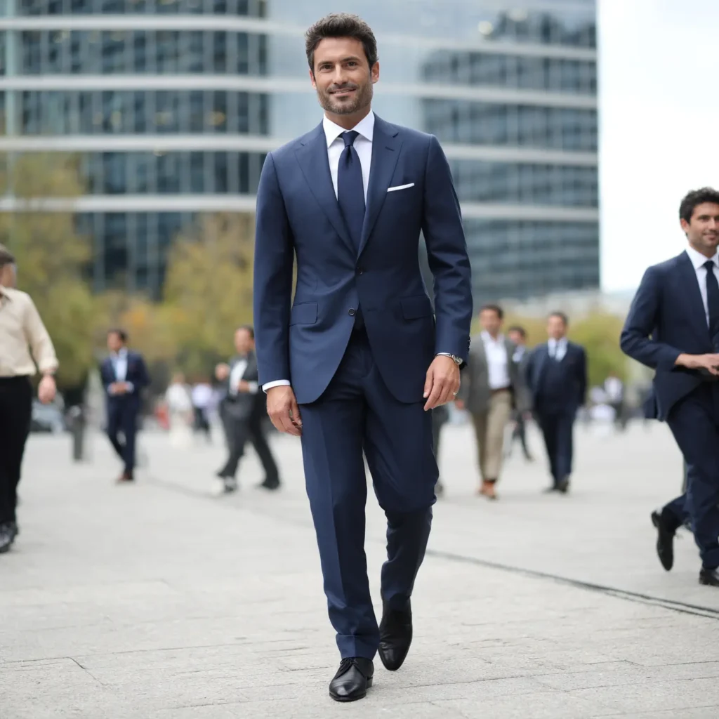 Couleur costume bureau — illustration article Business & Style