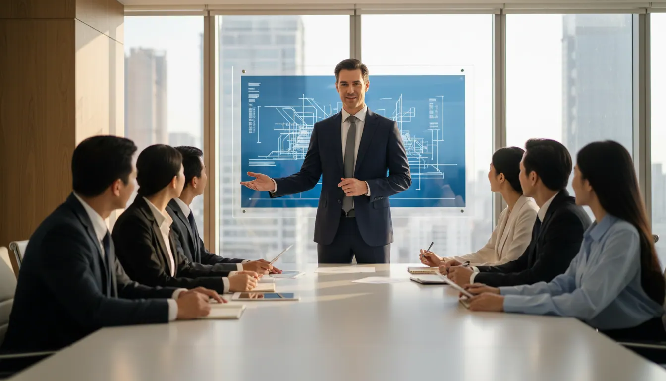 Executive presence et leadership en réunion de direction — Business & Style